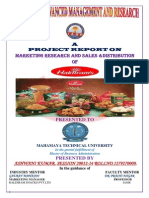 Marketing Project Report On Haldiram's