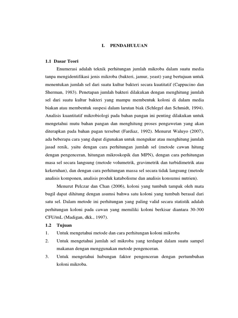 Teknik Enumerasi Mikroba pada Jamu | PDF | Pengembangan Diri ...