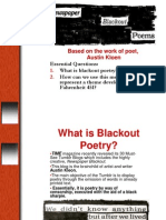 Blackout Poetry 2014