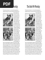 The Idols We Worship