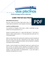 Manual para Tratamento de Piscinas PDF