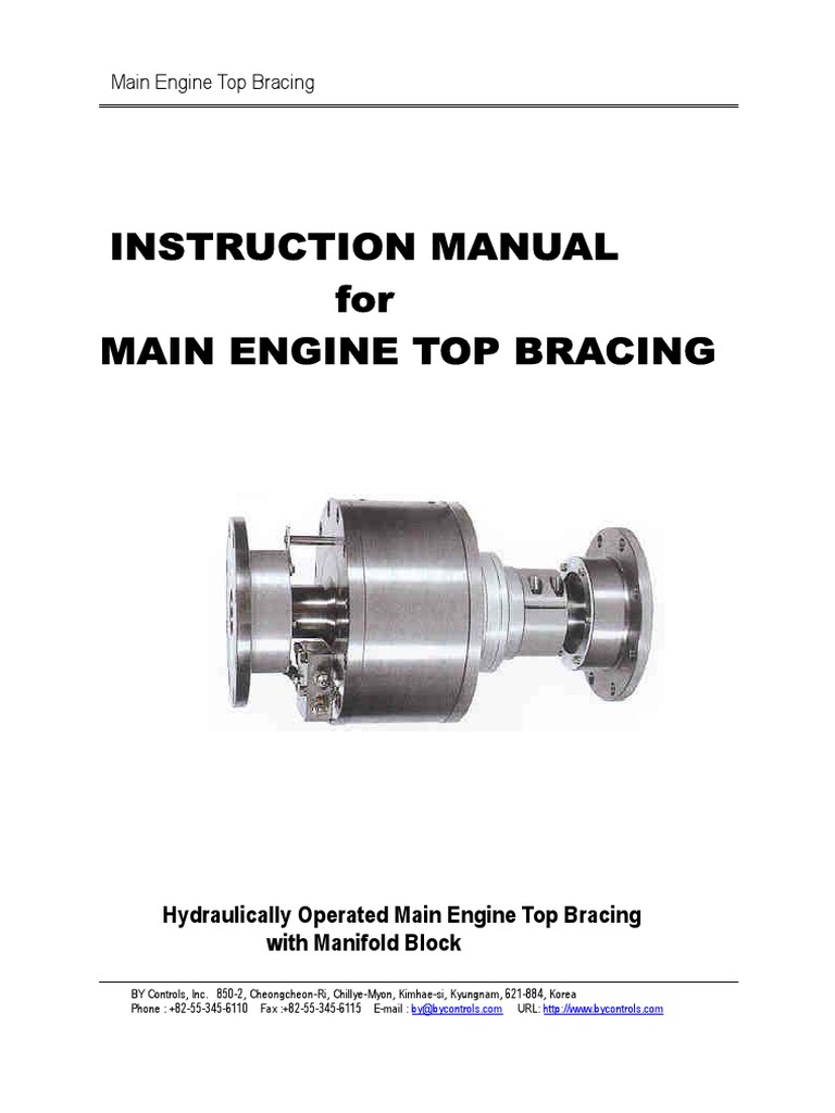Engine Top Bracing PDF