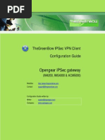 Opengear VPN gateway & GreenBow IPSec VPN Client Software Configuration