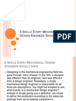 5 Skills Every Mechanical Design Engineer Should Have