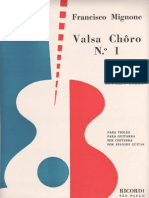 Francisco Mignone - Valsa Choro Nº 1