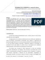 CIÊNCIA DA INFORMAÇÃO E SEMIÓTICA Conexão de Saberes - Autora Maria Aparecida Moura Grifado