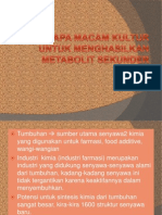 OPTIMASI PRODUKSI METABOLIT