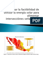 Thesis Idea. Solar Panels For Traffic Lights in Spanish