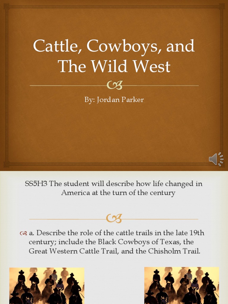 Cattle Trails and Black Cowboys in Texas | PDF | Cowboys | Herding