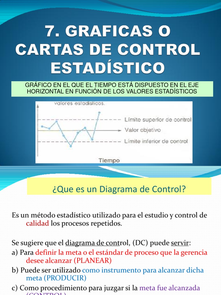 Clase 6 Unidad 2-Cartas Control PDF | PDF | Estadísticas | Medición