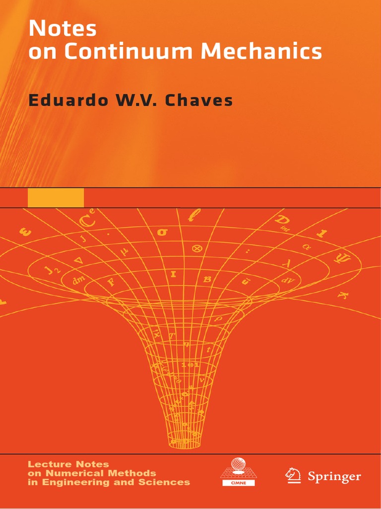 Chaves, E.W.v.) - Notes in Continuum Mechanics (E) | PDF