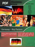 Culture Presentation-Germany: Keshav Kesher Ronak Rutvi Saurabh Shantanu Vibhor Vivek