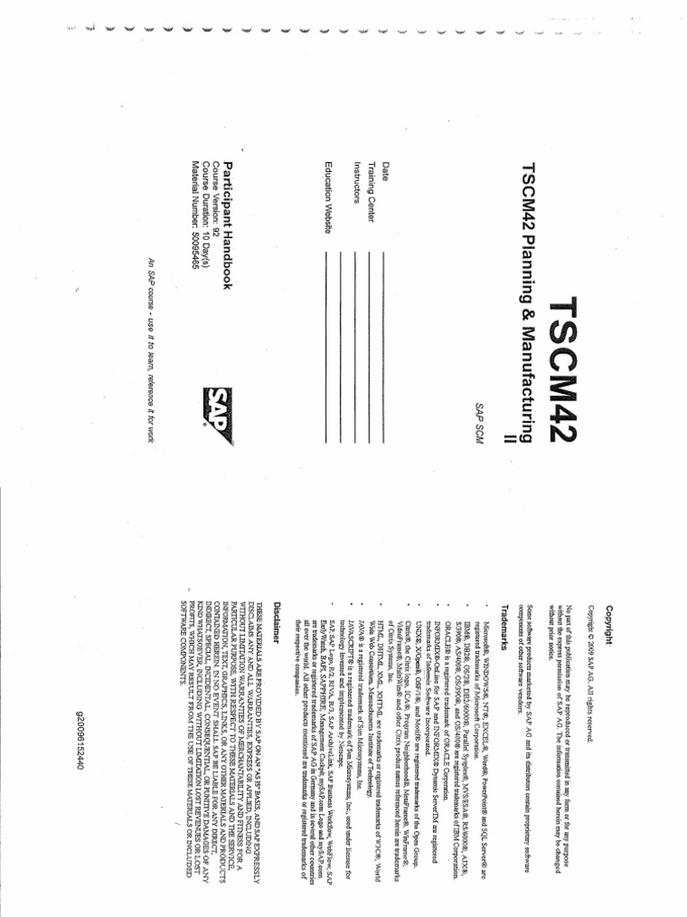 TSCM 42 | PDF