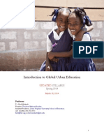 Introduction To Global Urban Education