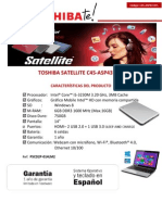 Especificaciones Toshiba Satellite C45-Asp4311fl