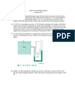 Mm301 Fluid Mechanics Problem Set 2