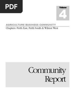 Agriculture Business Community