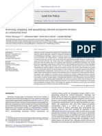 Assessing, Mapping, and Quantifying Cultural Ecosystem Services at Community Level