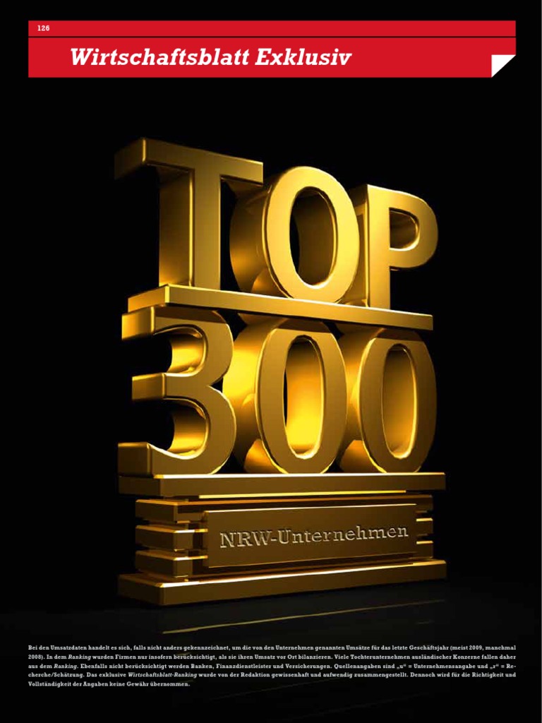 Top 300 Nrw Unternehmen