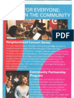 Carnegie Hall Neighborhood Concert Series - Description