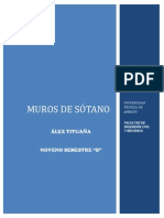 Muros de Sotano