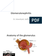 Glomerulonephritis: Dr. Isbandiyah, SPPD