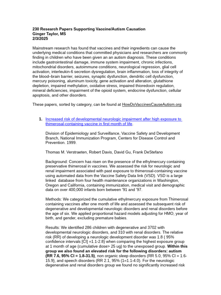 Autism is not caused by immunizations is an example of a paper thesis 03 picture