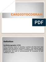 Cardiotocogram: DR Imran Khan Superviser DR - Afifuddin