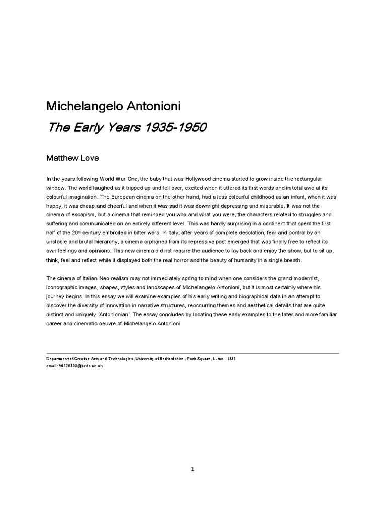 Michelangelo Essay Examples - Free Research Papers on blogger.com