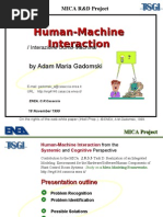 Human Machine Interaction