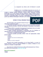 3a Structura Proiectelor