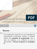 Aula 4.1 - Introdução À Linguagem de Programação C