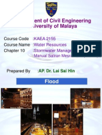 Department of Civil Engineering University of Malaya: KAEA 2155 Water Resources Stormwater Management Manual