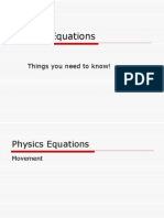 Physics Equations: Things You Need To Know!