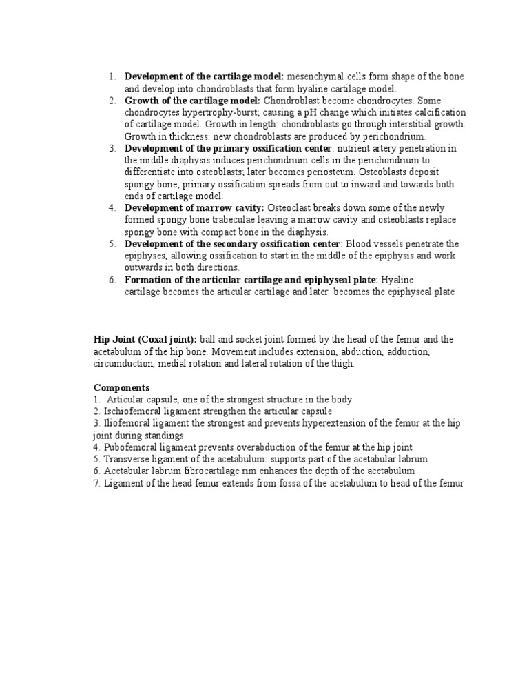 Ossification essay image