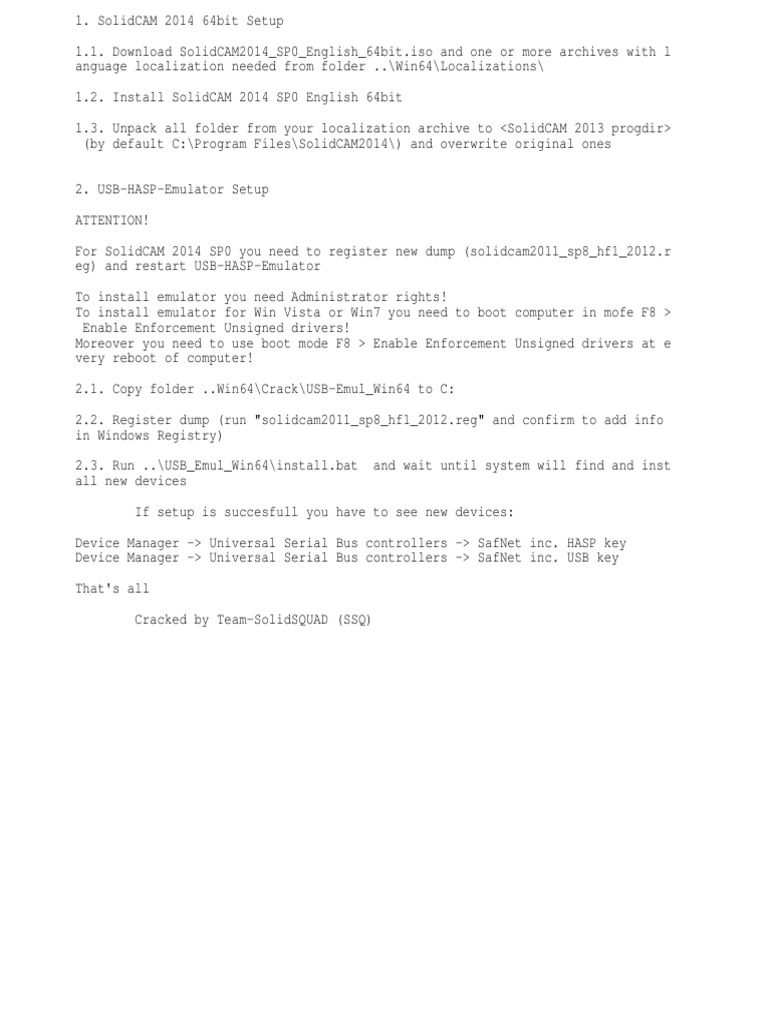 Readme 64bit | PDF | Usb | Device Driver