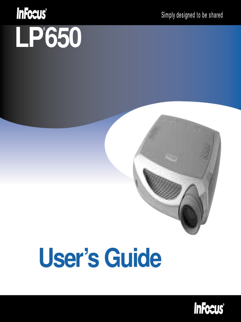 LP 650 LP 650: User's Guide | PDF | Electrical Connector | Video