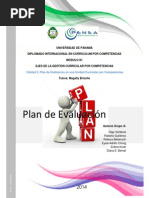 Plan de Evaluación Versión Final. Grupo "A"