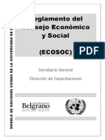 Reglamento de ECOSOC