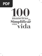 100 Maneiras de Simplificar Sua Vida