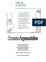 Discurso Argumentativo Terminado