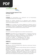 SOCIOLOGIA ARGENTINA II 5º