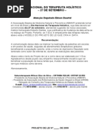 Dia Nacional Do Terapeuta Holístico