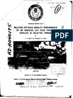 TR M-70-4 - Off-Road Mobility of 6-Wheeled and 4-Tracked Vehicles in Selected Terrain (Technical Report) - 1970