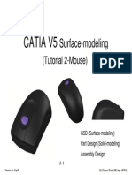 CATIA Surface Modelling Practice Guide