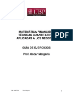 Matemática financiera guía ejercicios técnicas cuantitativas negocios