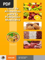 Guia de Alimentos para La Población Mexicana