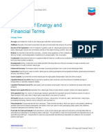 Glossary of Energy and Financial Terms