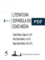 Literatura Edad Media