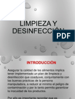 Limpieza y Desinfeccion